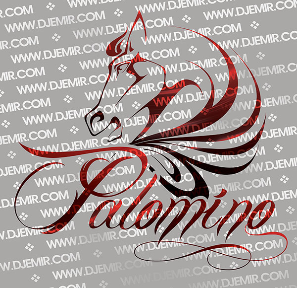 Palomino Nightclub Horse Head Logo Design