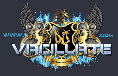 DJ Vacillaet Logo Design Variation