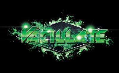 DJ Vacillate Logo design Variation Green Splash