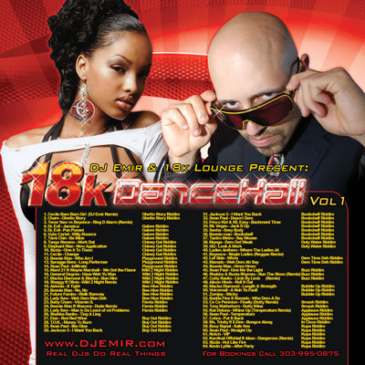 DJ Emir 18K Dancehall Reggae Mixtape Cover