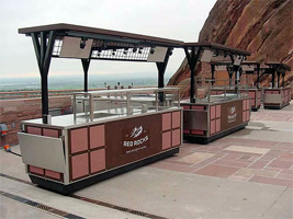 Mobile Cart Design for Red Rocks Amphitheater Denver Colorado- By Emir Santana